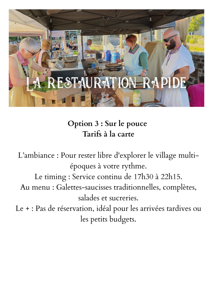 La restauration : Restauration rapide